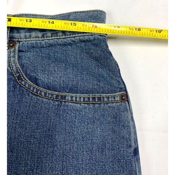 Ann Taylor Jeans Special Edition Denim Skirt Maxi Long 5 Pocket Size 12 Blue VTG - Picture 5 of 9